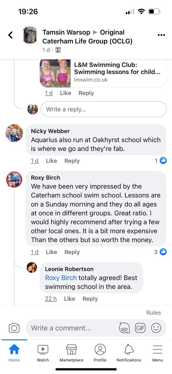 Caterham Swimming tweet media