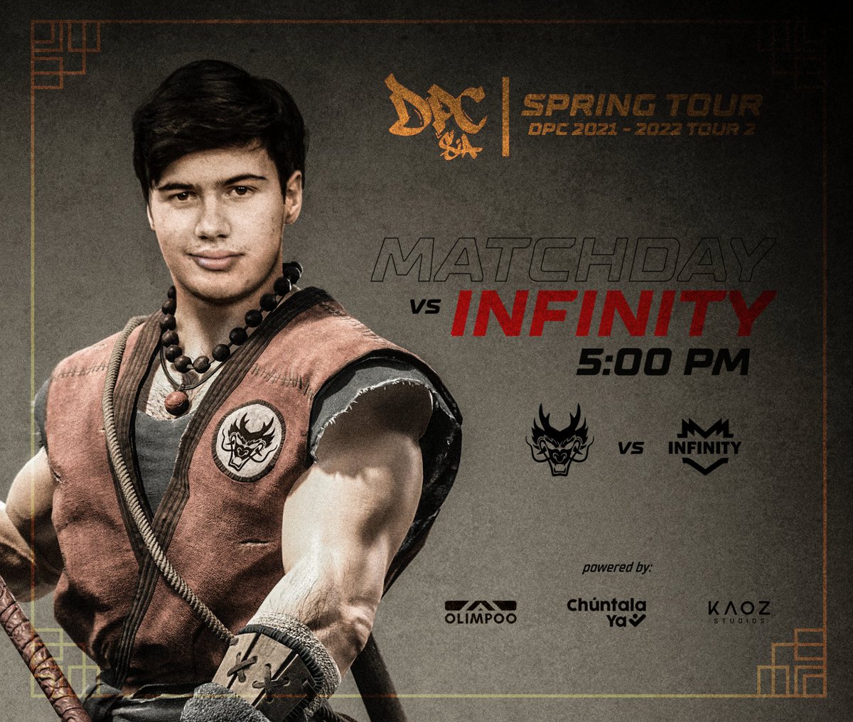 HokoriDota's tweet photo. We have a duel against @InFinitye_sport 
#gohkr!!!! 🔥🔥🐉

Official Stream our friends brothers: @Esports4d 
📆April/ Friday 08
⏰5:00 pm 🇵🇪
⏰7:00 pm 🇧🇷

#gohkr #chuntalaya #olimpo #kaozstudios #4d https://t.co/GVGGNyyJhB