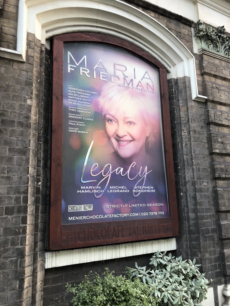 westendoutings's tweet photo. Excited for tonight’s solo outing @MenChocFactory @MariaFriedman1 #musical #concert #properstuff https://t.co/zNN7gDnpqZ