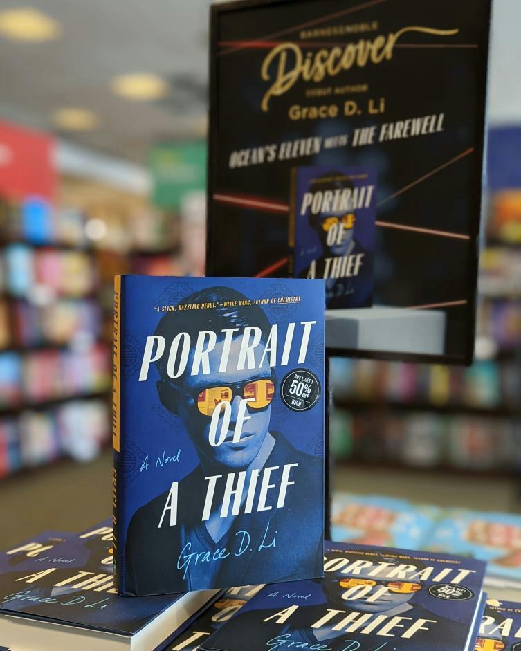 BNModestoCA's tweet photo. Want to Discover new authors? Come check out our new Discover title for this month Portrait of A Thief by Grace D. Li! A heist novel inspired by the true story of Chinese art vanishing from Western museums! 
#bnmodestoca #BNDiscovertitle #bnmonthlypicks #fiction #hardcover https://t.co/iiyTbDLNrr