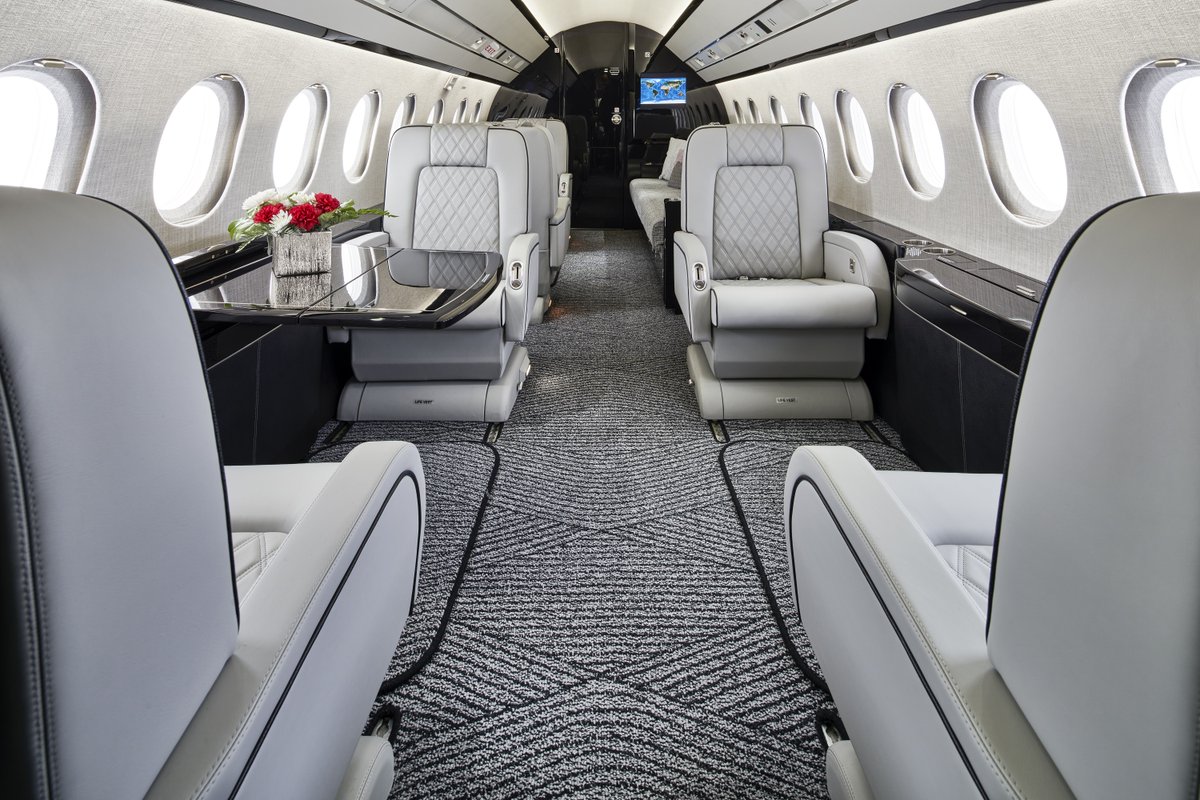 DuncanAviation's tweet photo. “This was one of my favorite jobs I’ve worked on,” said Lead Designer Heather Pridemore.

Read more about how we took an outdated Falcon 2000EX and gave it a textural and masculine look that modernized the aircraft: https://t.co/jjgNVTKbR3

#DuncanAviation https://t.co/jZZW6AjBJ3