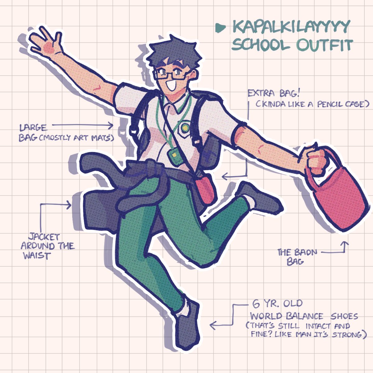 kapalkilayyyy's tweet photo. What if we draw ourselves wearing our old/current highschool outfits hahah jk

but yeah i kinda miss wearing my school outfit haha https://t.co/RpwHoJGIX4