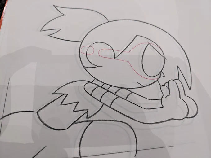 Digital eMation sent us a ton of scene folders of OK KO animation! Dig that pencil line! 