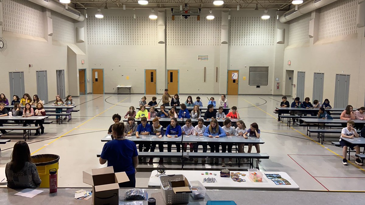 NyeElementaryLD's tweet photo. It’s the Spring BINGO BASH today @EastHanoverLD !! https://t.co/euWUcg1aaG