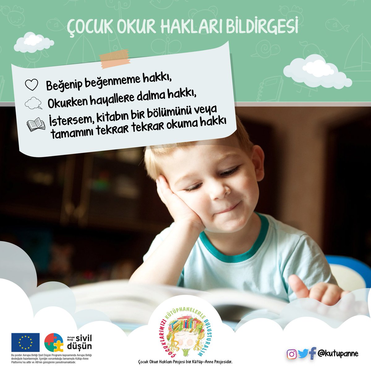 Çocuklarınıza ya da öğrencilerinize okudukları kitabı beğenmeme hakkı sunuyor musunuz? 

Yoksa söz konusu okuma alışkanlığı kazandırmak olunca beğenmese de kitabını bitirmeli mi?

Ne dersiniz? Yorumlarınızı bekliyoruz: