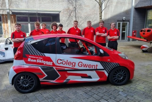NGamlin1's tweet image. Good luck to our @coleggwent motor sport engineering learners in their first race!! Looks great!
