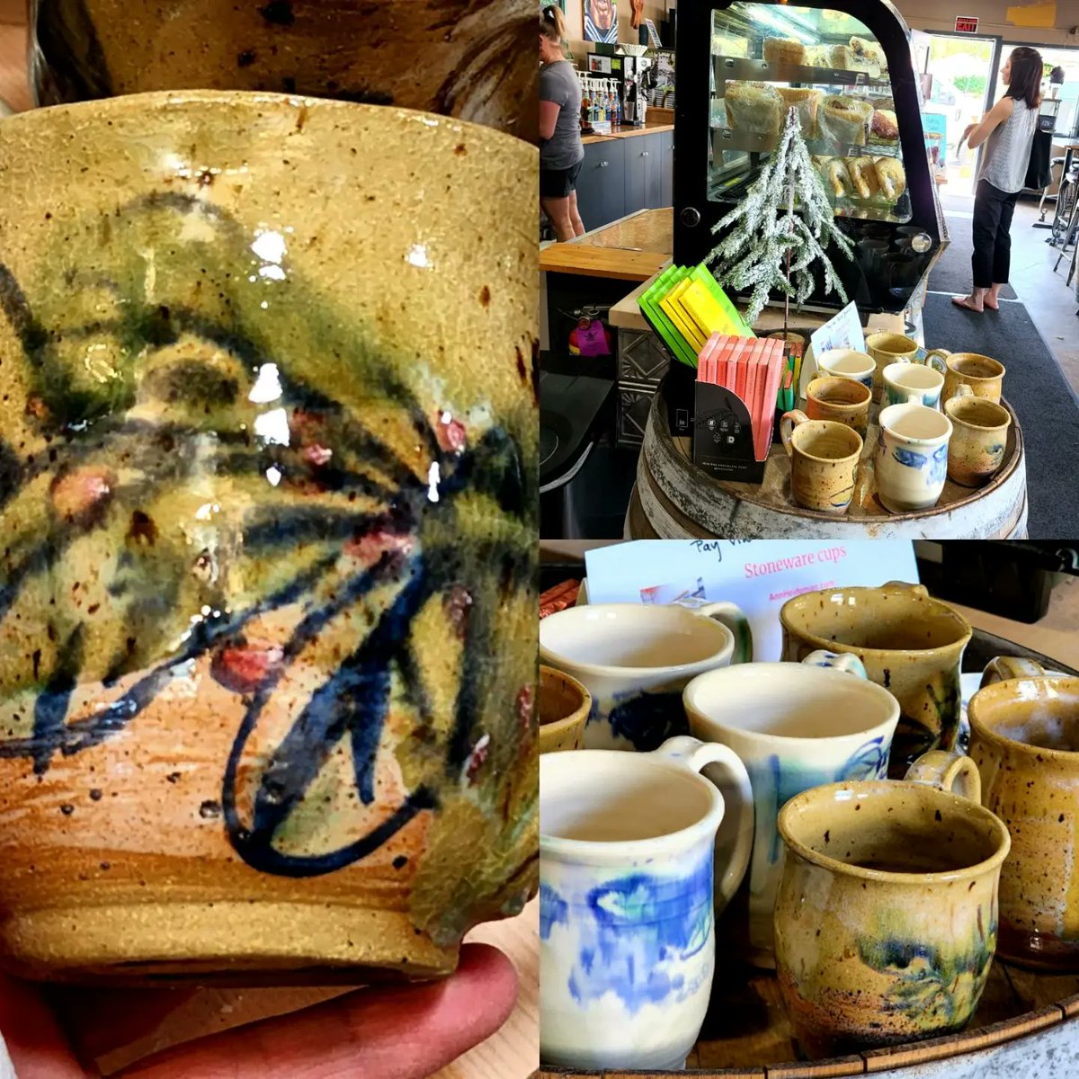 #ceramiccups now.for sale @pioneercafenortbend.
Drop by for some tastey snacks, delicious #coffee and a sweet #coffeemug
#pioneercoffee #northbend #northbendwa #ceramicsforsale #coffeelife #coffeelifestyle #mugs #coffee cups #pnwlifestyle