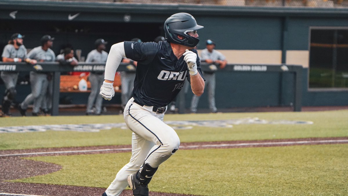 ORUBaseball's tweet image. With no baseball this weekend, let's check out our @thesummitleague leaders.

𝗢𝗳𝗳𝗲𝗻𝘀𝗶𝘃𝗲 𝗟𝗲𝗮𝗴𝘂𝗲 𝗟𝗲𝗮𝗱𝗲𝗿𝘀

▶️ Caleb Denny (30 runs, 33 RBIs)
▶️ Mac McCroskey (38 hits)
▶️ Jackson Loftin (12 steals)
▶️ Justin Quinn (3 triples)

#ORUBase x #GoldenStandard