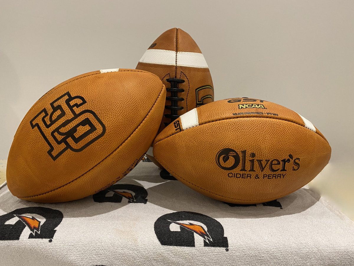 Hereford Stampede (@fordstampede) on Twitter photo | SPONSORS |
With less than 48 hours left before our home opener against @Knights_NH we take some time to recognise and thank our long supporters over at <a href="/oliverscider/">Tom Oliver</a>. They have sponsored our game balls for the 2022 campaign. We think they look great! 🏈🏈🏈 #JoinTheStampede | SPONSORS |
With less than 48 hours left before our home opener against @Knights_NH we take some time to recognise and thank our long supporters over at <a href="/oliverscider/">Tom Oliver</a>. They have sponsored our game balls for the 2022 campaign. We think they look great! 🏈🏈🏈 #JoinTheStampede