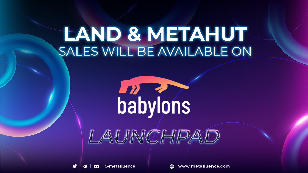 metaversetoken's tweet photo. Metafluence, Metafluence City Arsalarฤฑ ve Metahuts satฤฑลlarฤฑnฤฑ baลlatฤฑyor.
Land Plot ve #Metahuts'lar @Nftbmarket @UltiArena @BabylonsNFT Marketplace'lerde yakฤฑnda satฤฑลa sunulacak
#Metafluence #Land #Metahut https://t.co/3QbGRNWMmb