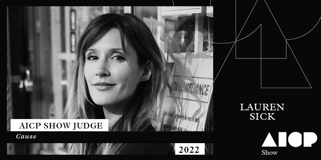 I’m so honored to be a judge for this years <a href="/AICProducers/">AICP</a> Awards in the Cause Category, promoting corporate responsibility and social good. 🖤 

#aicp #aicpshow #aicpawards