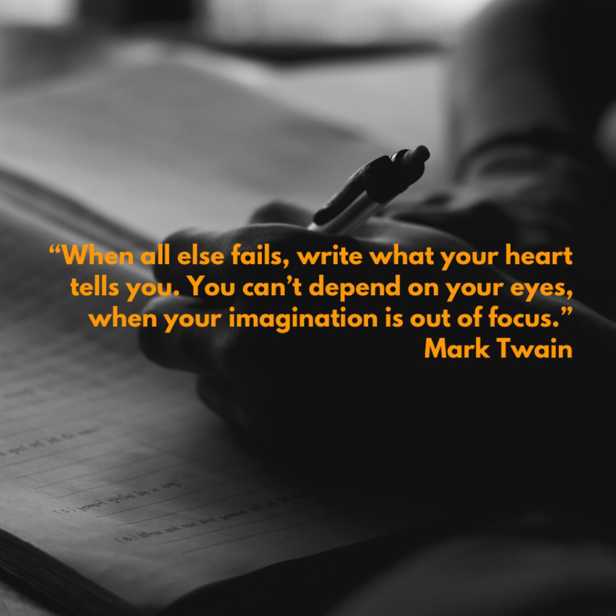 WriteSpike's tweet image. A #writingmotivation for our WriteSpike.com community! ✍🏻🧡 #write #writer #amwriting #writingtips #writespike