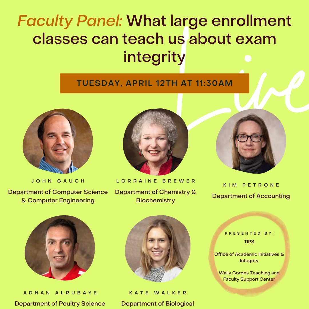 HonestyUark's tweet photo. Hey Faculty! Did you miss the signups for the in-person faculty panel? There are unlimited zoom seats! Sign up today. #RazorbacksWithIntegrity #IntegrityMatters

https://t.co/bEOfwYsRjs https://t.co/C99ajJJyiK