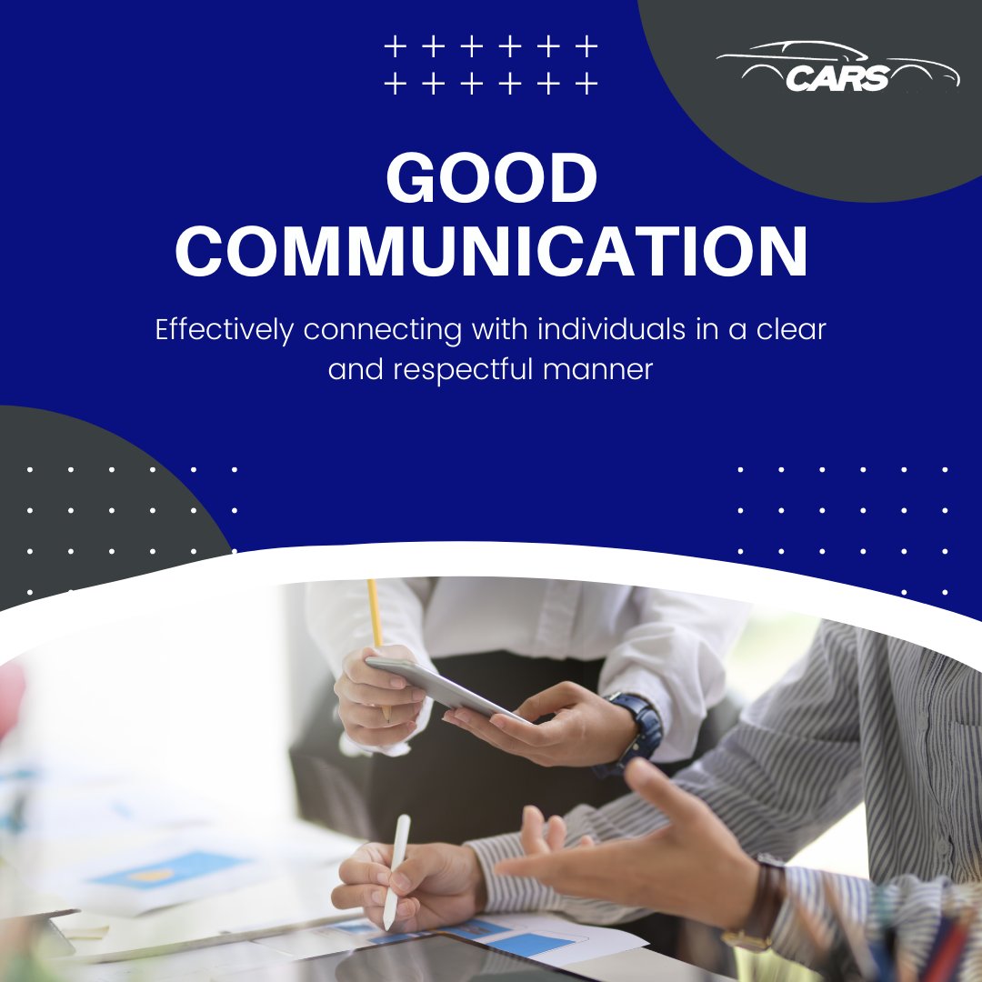Communication is one of four core values for CARS Recon. Effective communication helps guide us to success.

#CARSRecon #Communication
#CoreValues #CommunicationisKey