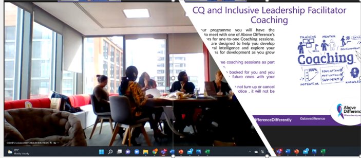 BJ_Thompson1's tweet photo. How did you spend Friday? Well we @BH_Include @NHSBartsHealth CQ facilitators had an insightful, hybrid engaging and interactive development day with our CQ programme trainers @Abovedifference - Building our capability around CQ #culturalintelligence #leadinginclusively #learn https://t.co/asR3DVAqFc