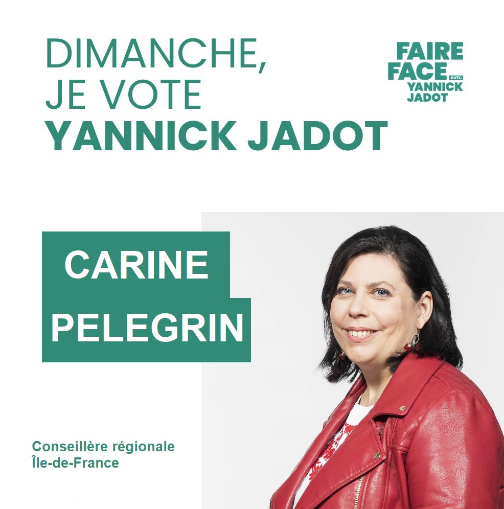 🗳 Dimanche, pour #FaireFace,
🟢 Je reste calme et #JeVoteJadot.