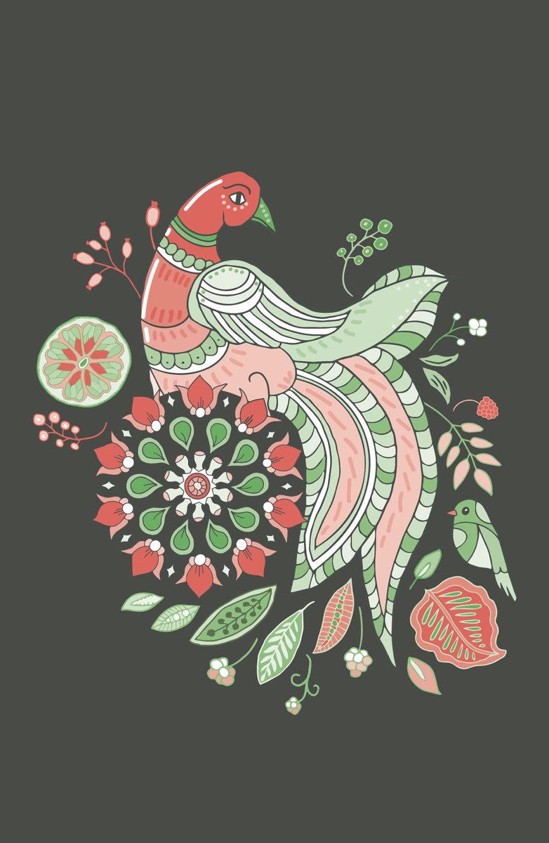 claudiaboe's tweet photo. Friday phoenix. ❤️💚🖤 #artlicensing #colorofmagic #HappyWeekend https://t.co/gmlHAhxFKV
