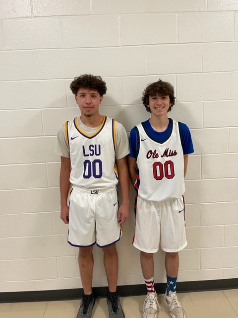 nortonboyshoops's tweet image. Co-Captains Elect for 2022-2023 Marquise Pina @MarquisePina and Brandon Scovil @b_money026 trying out some new uniform styles for next year, reppin the SEC Tigers and Rebels with these Nike styles @NHSLancersports