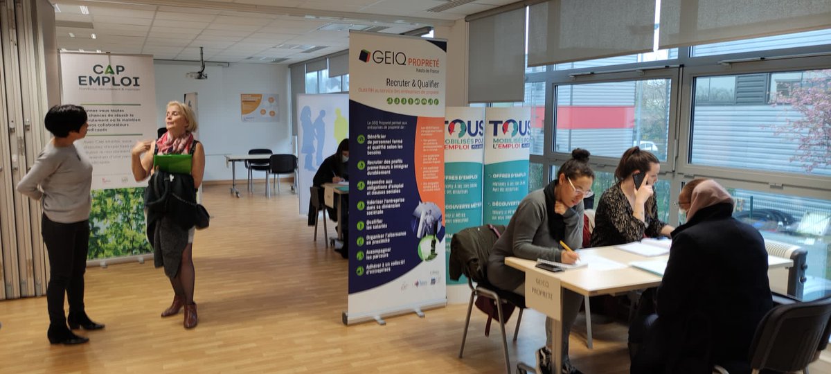 AlexandraLebea2's tweet photo. #avecPoleEmploi Beauvais Mykonos et #CapEmploi nous terminons notre semaine spécifique #Handicap avec un   #handicoaching, MERCI aux employeurs #SIGroup #Amploi #Opac #ANRH #GeicqPropreté #Proch'Emploi #CDG60 pour leur investissement et félicitations aux 15 candidats 💪👏👏 https://t.co/E2XRc1rXYt