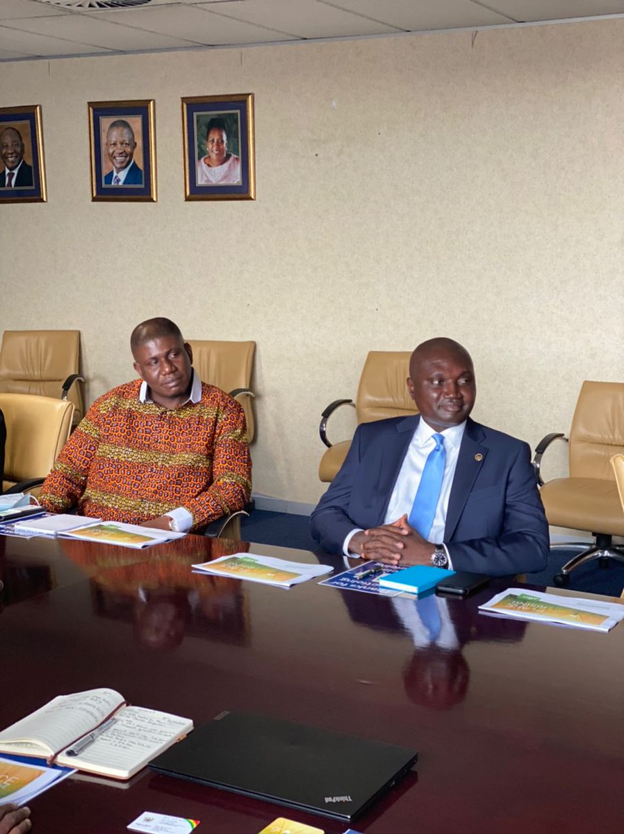 GhanaHighComSA's tweet photo. Mission's Delegation headed by the Head of Mission, His Excellency Charles Owiredu on 4th April 2022, had a meeting with Mr, Isaac Mahlangu, CEO of Mpumalanga Economic Growth Agency (MEGA). https://t.co/mYoxDIKYLd