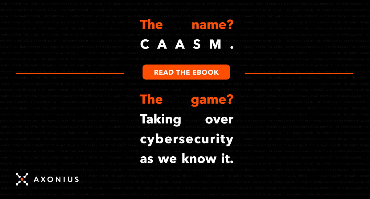 AxoniusInc's tweet photo. CAASM is on the rise, says Gartner — but what exactly does this mean? In our latest ebook, we unpack the history behind the new #CAASM category, why it’s relevant, and how you can realize its value. Download it now. https://t.co/8dllUOGI3l

#CSAM #AssetManagement https://t.co/46yhjbiEH5