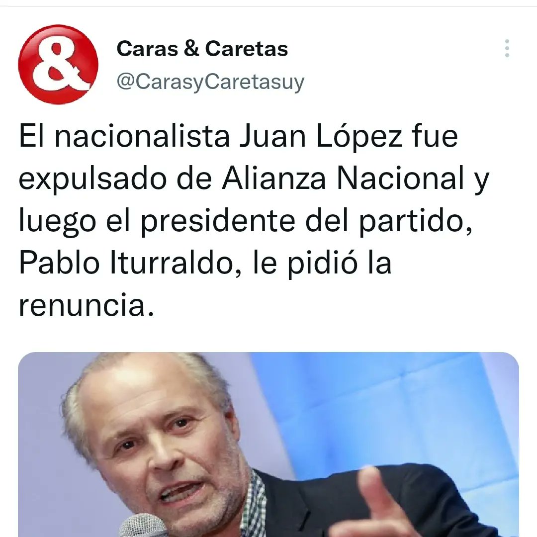 Para el partido nacional es una traición votar algo para el pueblo..