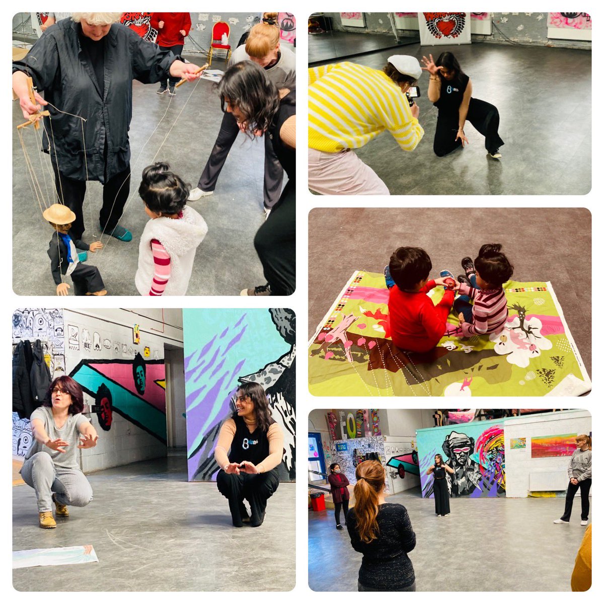 maisonfoo's tweet photo. My how we ❤️our Friday #CreativeInspire sessions with our Creative Sanctuary group. Thank you to Ash from @Move4wellbeing for a lively, super session full of imagination @babypeopleuk 🤩 we loved moving with you. & big up to Caroline for bringing her puppet along 🙌 #CreativeESOL https://t.co/5Zg6xcf9PT