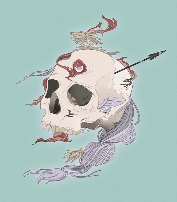「skull」 illustration images(Latest｜RT&Fav:50)｜21pages