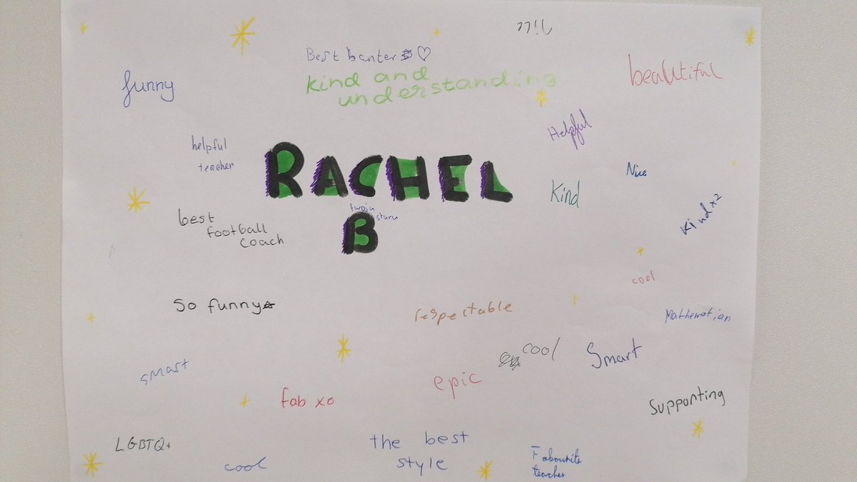 PiRachelSquared's tweet photo. Thank you @cmcauliffe2 and your fabulous first years for a lovely ending to the term 💜 
Bonus points for the inclusivity of LGBTQ+ to cover all bases 😂
@StepasideETSS  #relationshipkeepers @connect_rp https://t.co/LS3aiTu3NF