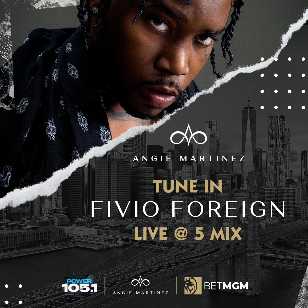 Power1051's tweet photo. At 5pm to celebrate the release of @FivioForeign'S โB.I.B.L.E." we got a special #LIVEATFIVEMIX coming your way + we still playing new joints off the album at the top of every hour โฐ ๐ ๐ฟ โ
โ
Listen live at 5pm: https://t.co/dxFfW2jUSz
โ
Brought to you by @BetMGM https://t.co/GN71ULTogf