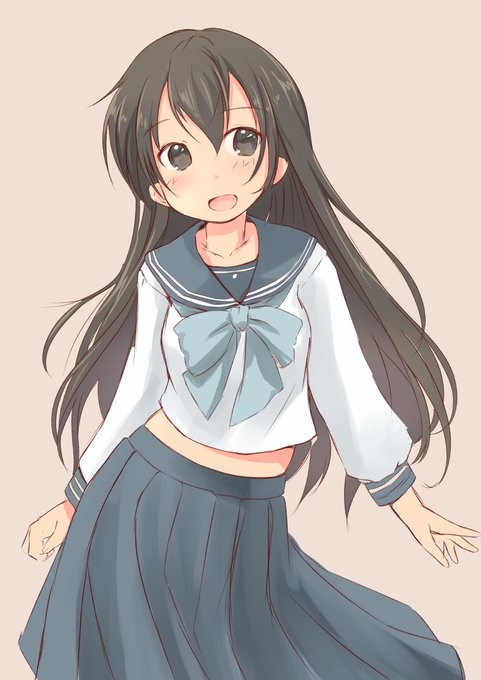 明日ちゃんみてたらセーラー服描きたくなったのでらくがき 