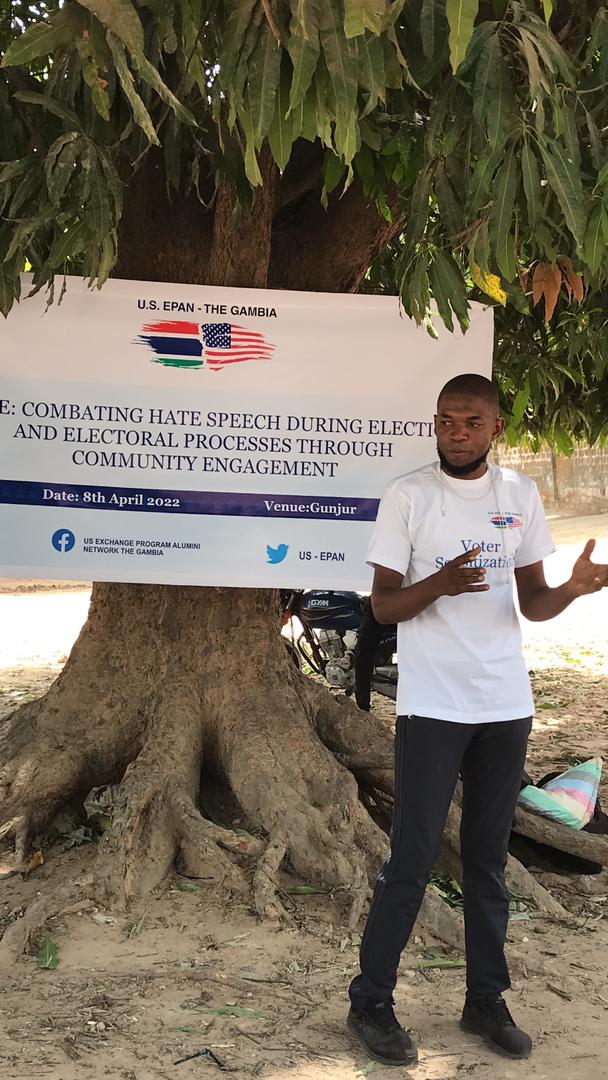 Successfully engaged #KomboSouth District on voting and voting processes on the Theme: Combating hate speech in elections and electoral process through community engagement. #Women #Youth and #Local_Authorities were targeted. 
#YourVoteYourVoice
<a href="/USEmbassyBanjul/">U.S. Embassy Banjul</a>