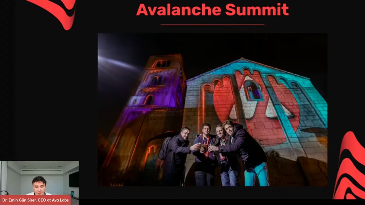 The_Beacon_GG's tweet photo. After a very productive week at the #AvalancheSummit @Steeeve222 noticed that a 📷 of our team showed up in @el33th4xor 's presentation 🙌. 

Glad to be part of your pitch even if you don't know us yet Emir🔺

@AvalancheAVAX #AVAX #Avalanche @DiegoVidaurres @Rafa_Vidaurre @vcvial https://t.co/LsYK4okPDG