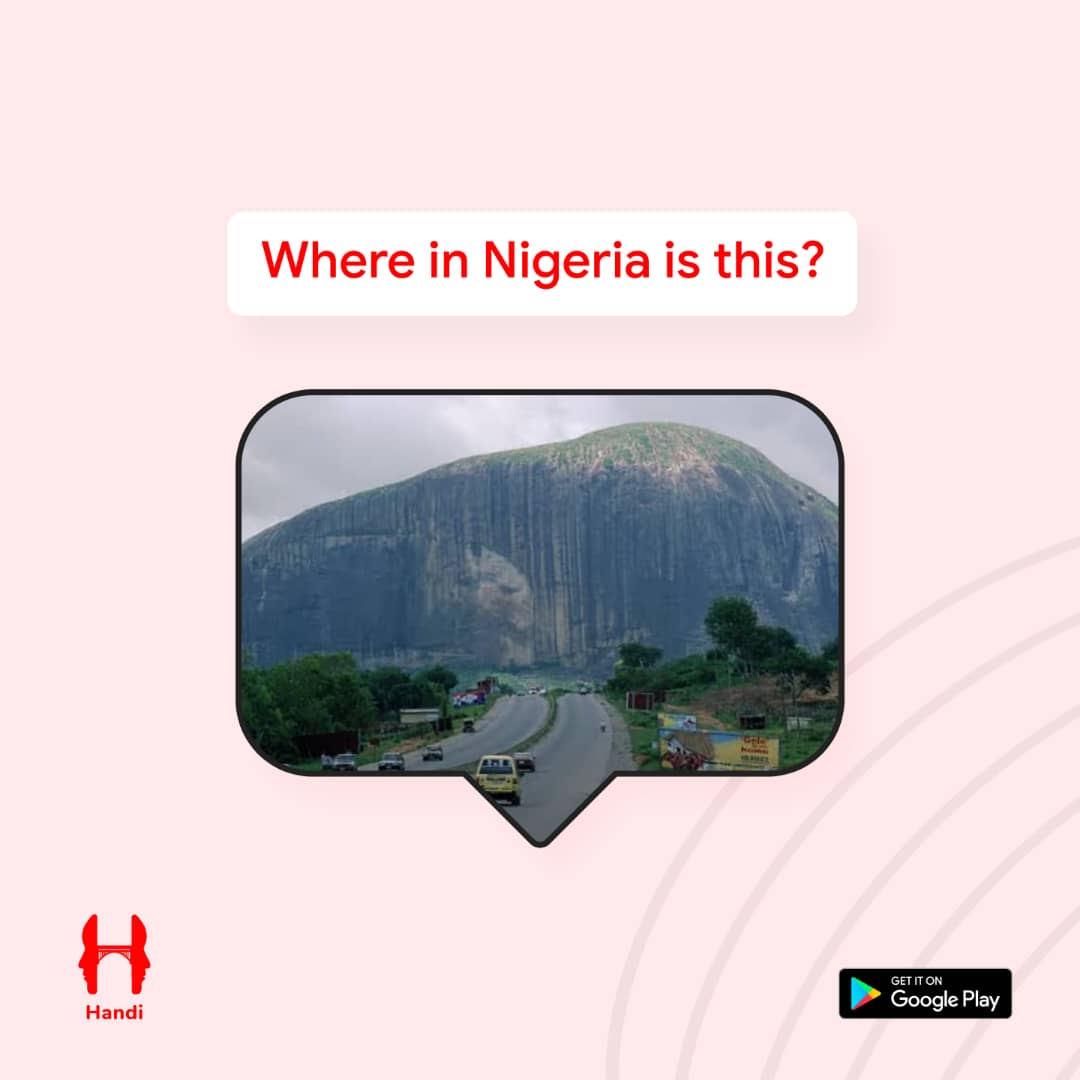 TheHandiApp's tweet photo. Can you tell us where this 980ft rock is located in Nigeria?
.
.
.
#Handi #Handiapp https://t.co/uG2zbQqVoX