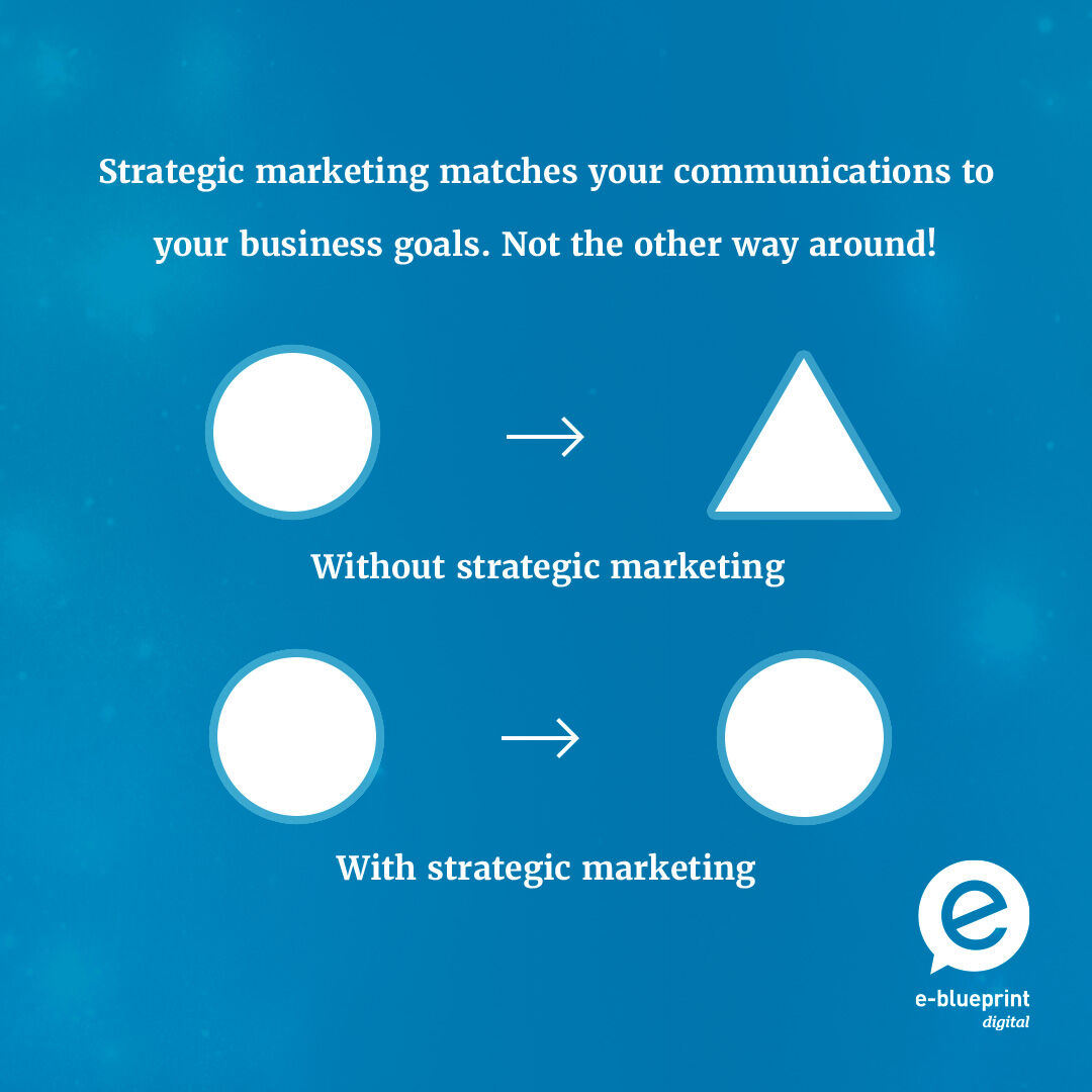 Strategic marketing creates communications perfectly aligned with your business goals. It gives purpose to the right efforts to achieve the best results. Book a free initial consultation with us to discover how strategy can enhance your business growth bit.ly/3JAnshj