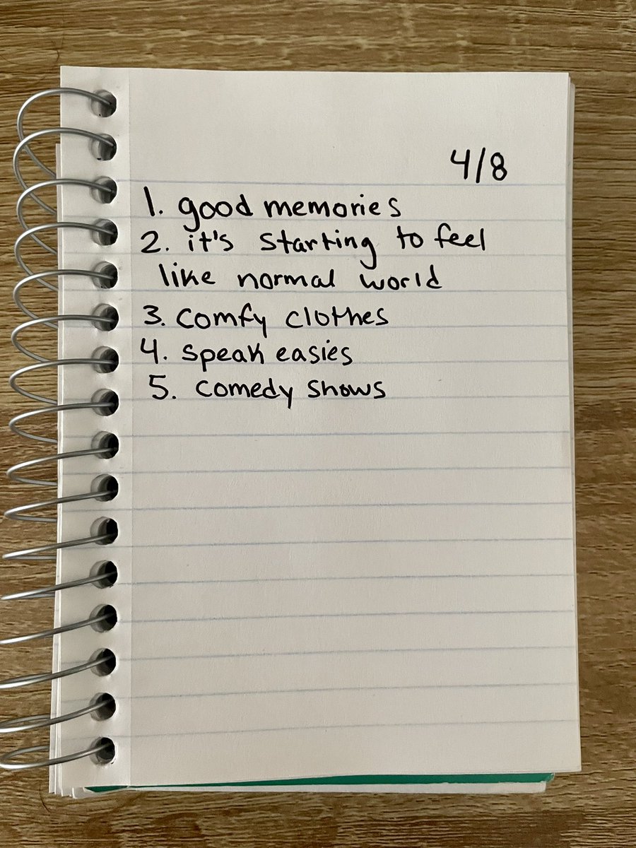 gm 💖 here’s 5 things I’m grateful for today