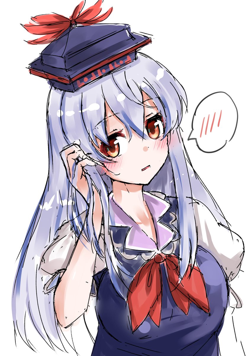 上白沢慧音 「そういうこと言われるとちょっと照れる…
#深夜の真剣お絵描き60分一本勝負 」|加陽きら(かびきら)🍣春例大祭「く03a」のイラスト