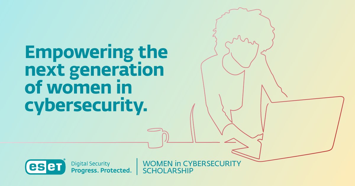 😉 Today is the last day to apply. Women in Cybersecurity Scholarship from  <a href="/ESET/">ESET</a>  

"ESET is committed to advancement of women in STEM and the field of cybersecurity."  

bit.ly/3jlzd04