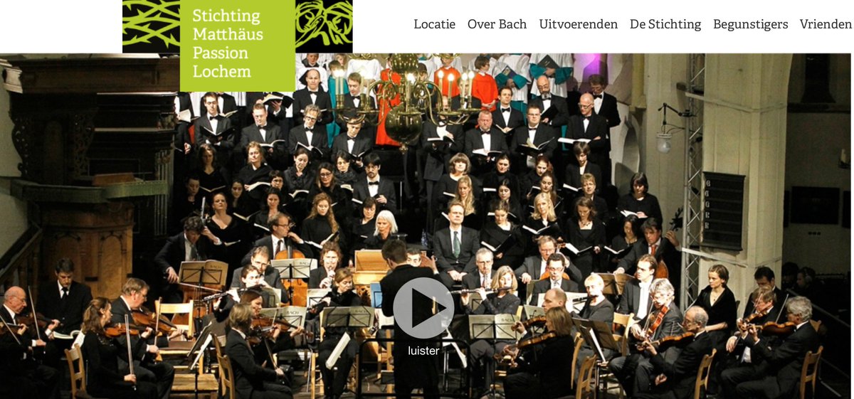 Morgen -za. 9 april- zijn wij te gast in de #SintGudulakerk in Lochem bij de #StMatthäusPassionLochem. Er zijn nog enkele losse kaarten te koop aan de deur van de kerk. We verheugen ons op de 2e prachtige uitvoering met het #ConcertgebouwKamerorkest. 
mp.bachlochem.nl
