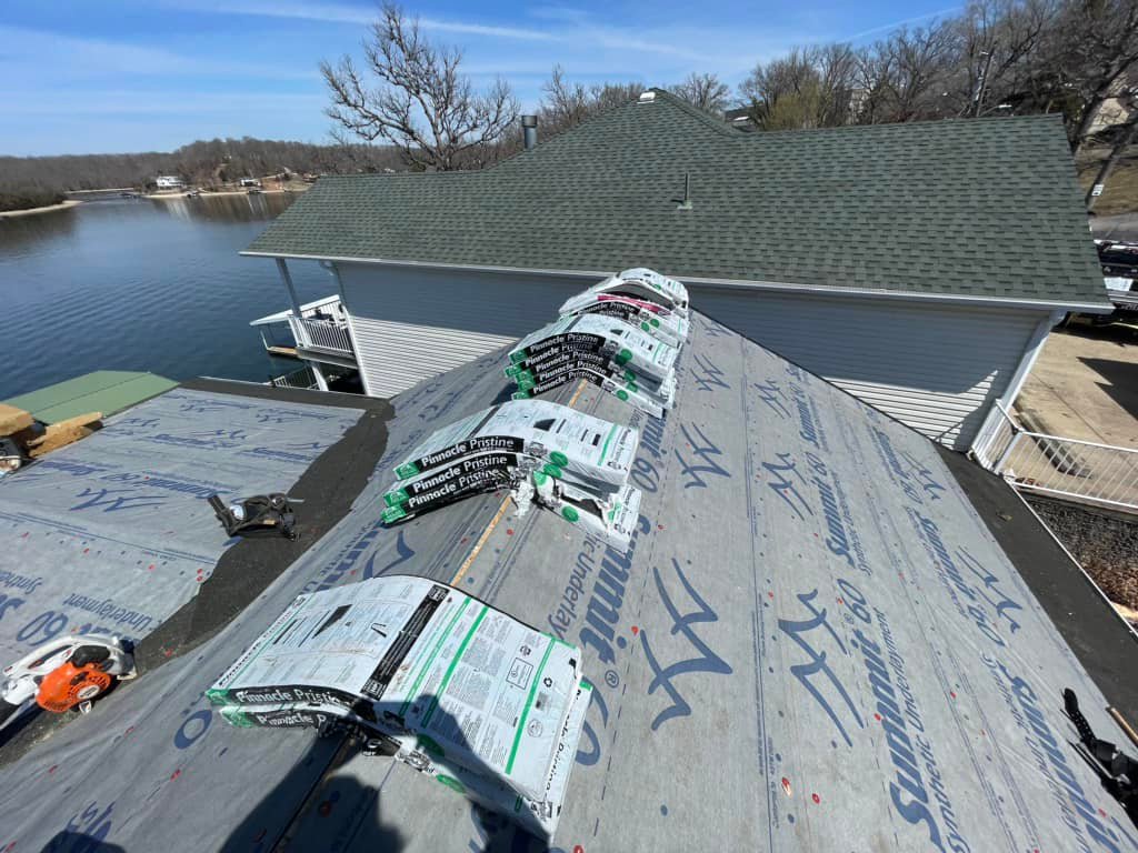 AtlasRoofing's tweet photo. Is there anything better than a roofing job with a beautiful view? Thanks for sharing, Black & White Roofing! #RoofViews #AtlasShingles https://t.co/LQQBppHrKF