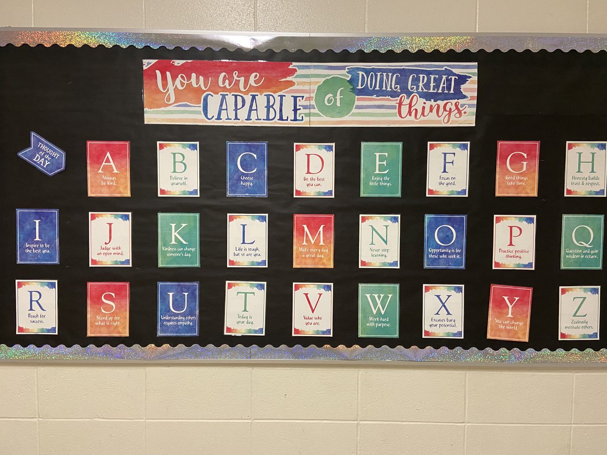 pdangsta's tweet photo. Middle School values positive character development and encourage students to be motivated, self-directed, respectful, and lead by example.  Our bulletin boards promote and inspire! ⁦@AACSMiddle⁩ https://t.co/fLqStb2x8C