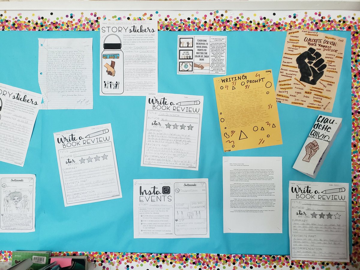 It's so nice to see student's engaged in a variety of texts they have chosen, and then see them excited to share about them! <a href="/SREILAACPS/">SREIL MS AACPS</a>