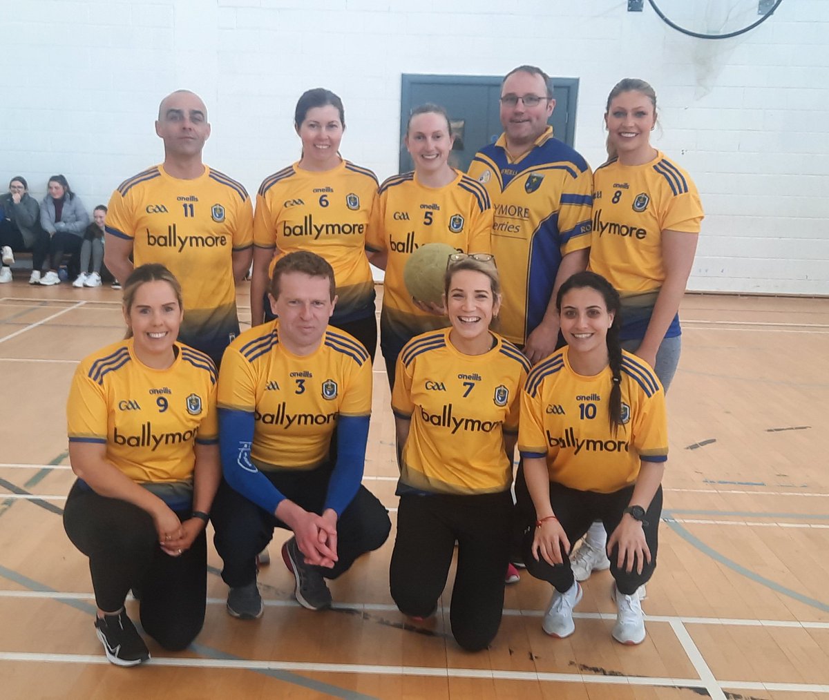 Well-Being week came to a close today with another victory for our Staff v Students in a Pella match. We raised over €1000 for our charities. Thanks to Mr. McGarry for the "primrose and blue shirts."