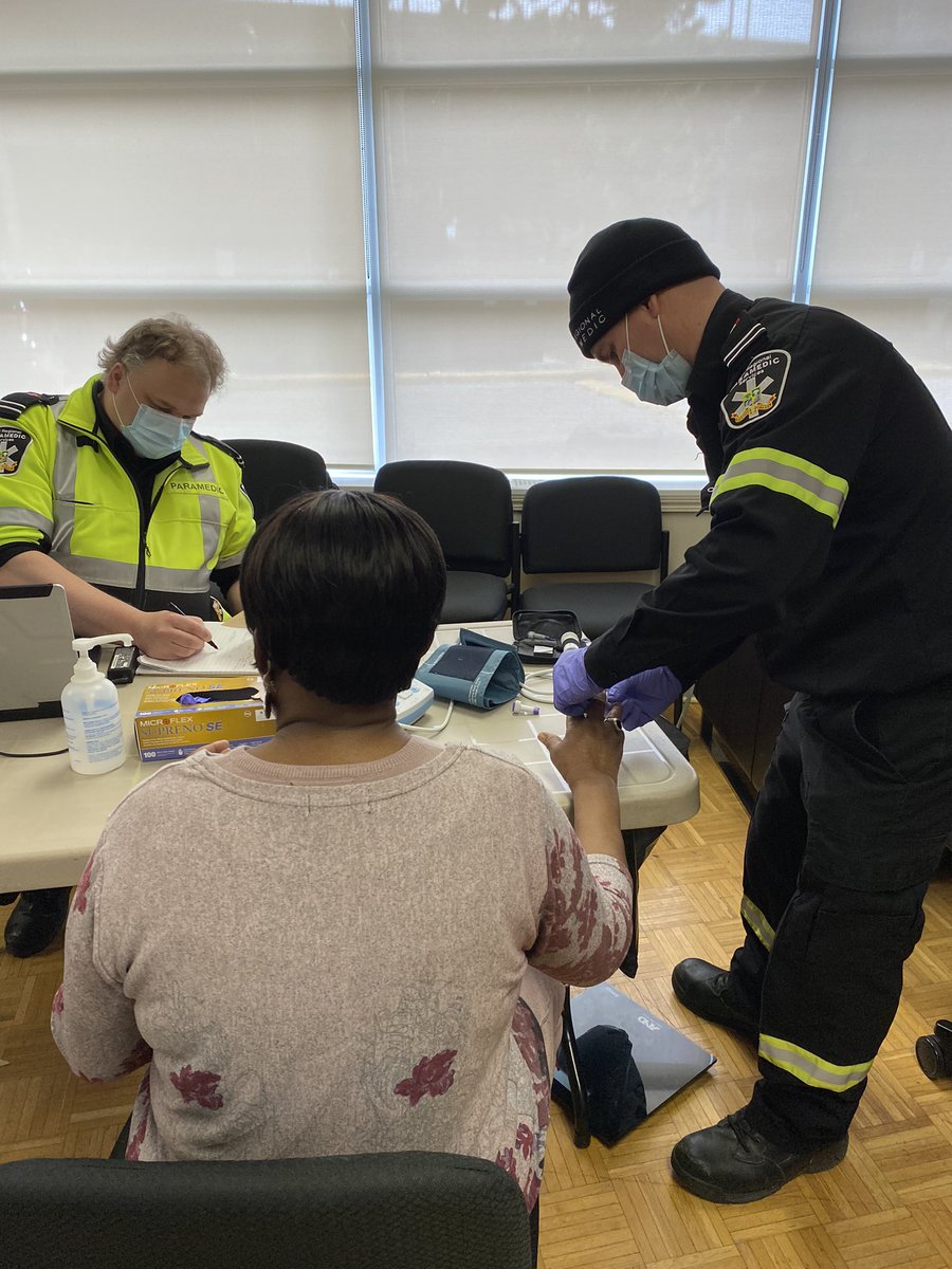 Peel Community Paramedics at cp@clinic. Just one of the important stream of support along with HISH and CPLTC <a href="/Peel_Paramedics/">Peel Regional Paramedic Services</a> <a href="/regionofpeel/">Peel Region</a> <a href="/ChiefDundas/">Peter Dundas</a> @PRPS_DCGibson