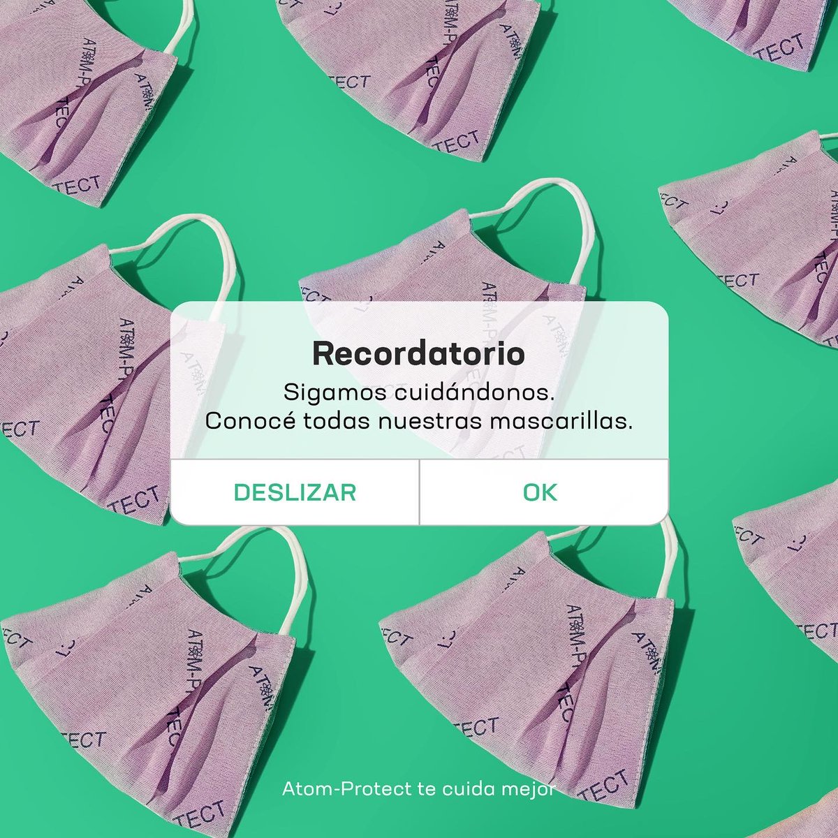 Atom_Protect's tweet photo. Sigamos cuidándonos. ¡Tenemos mascarillas para todos los gustos y momentos!
Las mascarillas Atom-Protect son las más efectivas del mercado porque eliminan el 99% de virus, hongos y bacterias. 😷
¿Cuál es tu preferida? ✨ Elegila en https://t.co/eaKOJPzrcY #AtomProtect https://t.co/VD43ZhWmRq