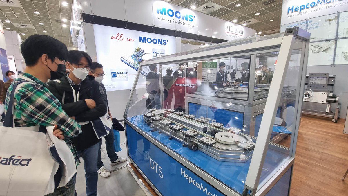 HepcoMotion's tweet photo. As Aimex in Seoul comes to a close, it ends a great week of exhibiting our technologies. This is just the beginning of our exciting 2022 exhibition schedule so check out our list of upcoming shows here: https://t.co/zE4pIF8mul
#Aimex #exhibition #tradeshow #HepcoMotion https://t.co/9NWiX4ujW2