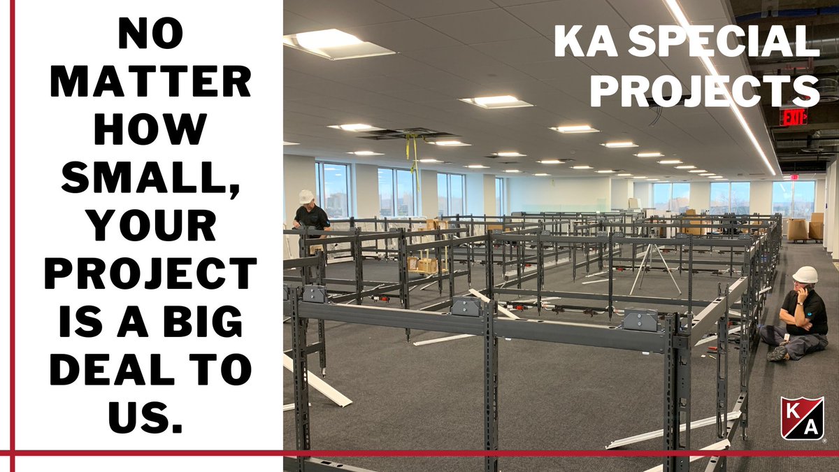 krausanderson's tweet photo. There’s no such thing as a small project when it’s yours! https://t.co/WyONtLEetw Nimble, flexible and detail-driven, #KASpecialProjects is dedicated to solving all your small and unique construction project challenges! #Renovation #TenantImprovement https://t.co/t0kohVcYWL