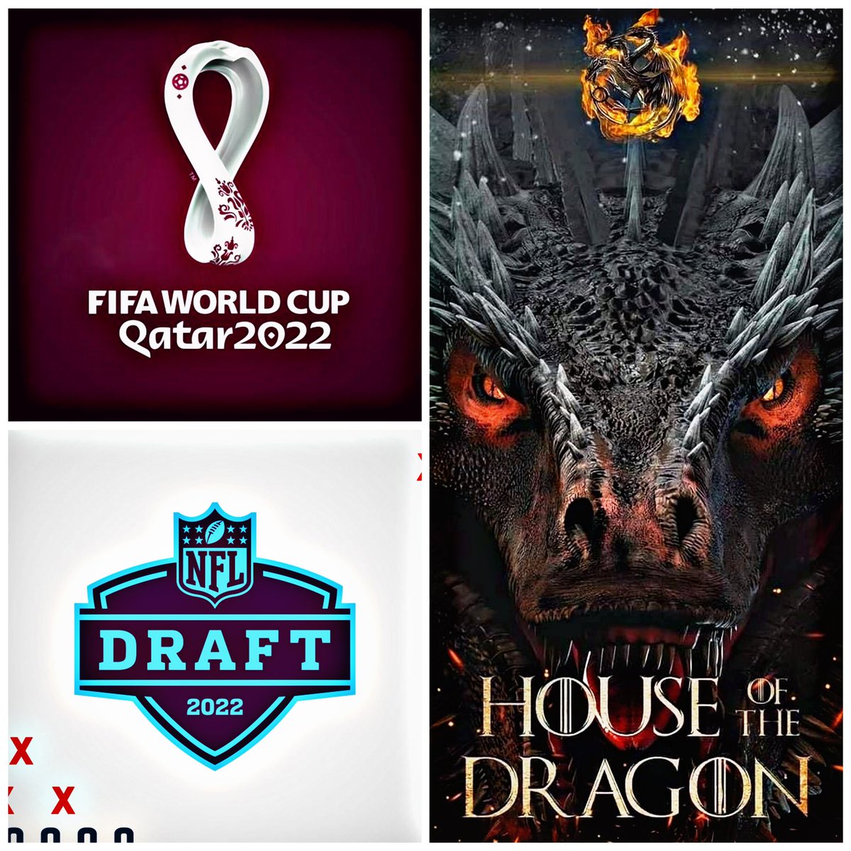 FootballFarsam's tweet image. So many exciting things to look forward to this year, what are you hyped about?

#NFLDraft2022 
#NFLTwitter 
#HouseOfTheDragon 
#WorldCup2022