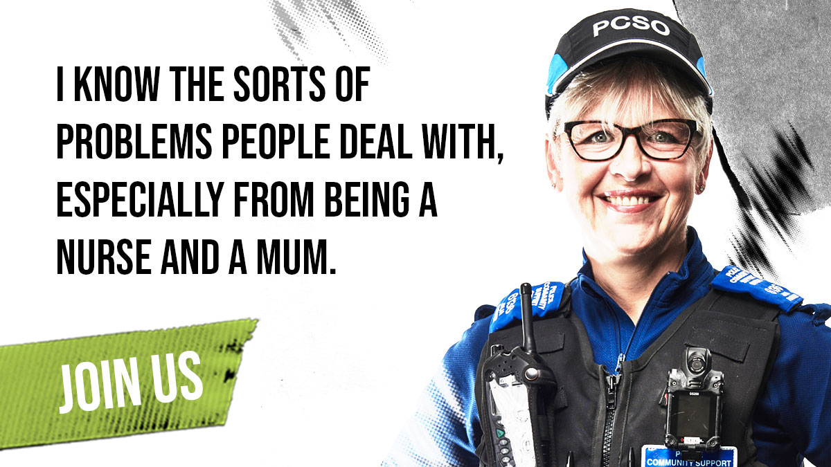 Have you ever thought about being a PCSO? We’re recruiting now! We're looking for people who want to have a vital and unique role in keeping their communities safe. Whether it’s a change of career or simply to find out more, visit bit.ly/38Q65r3 #TeamLeicestershire
