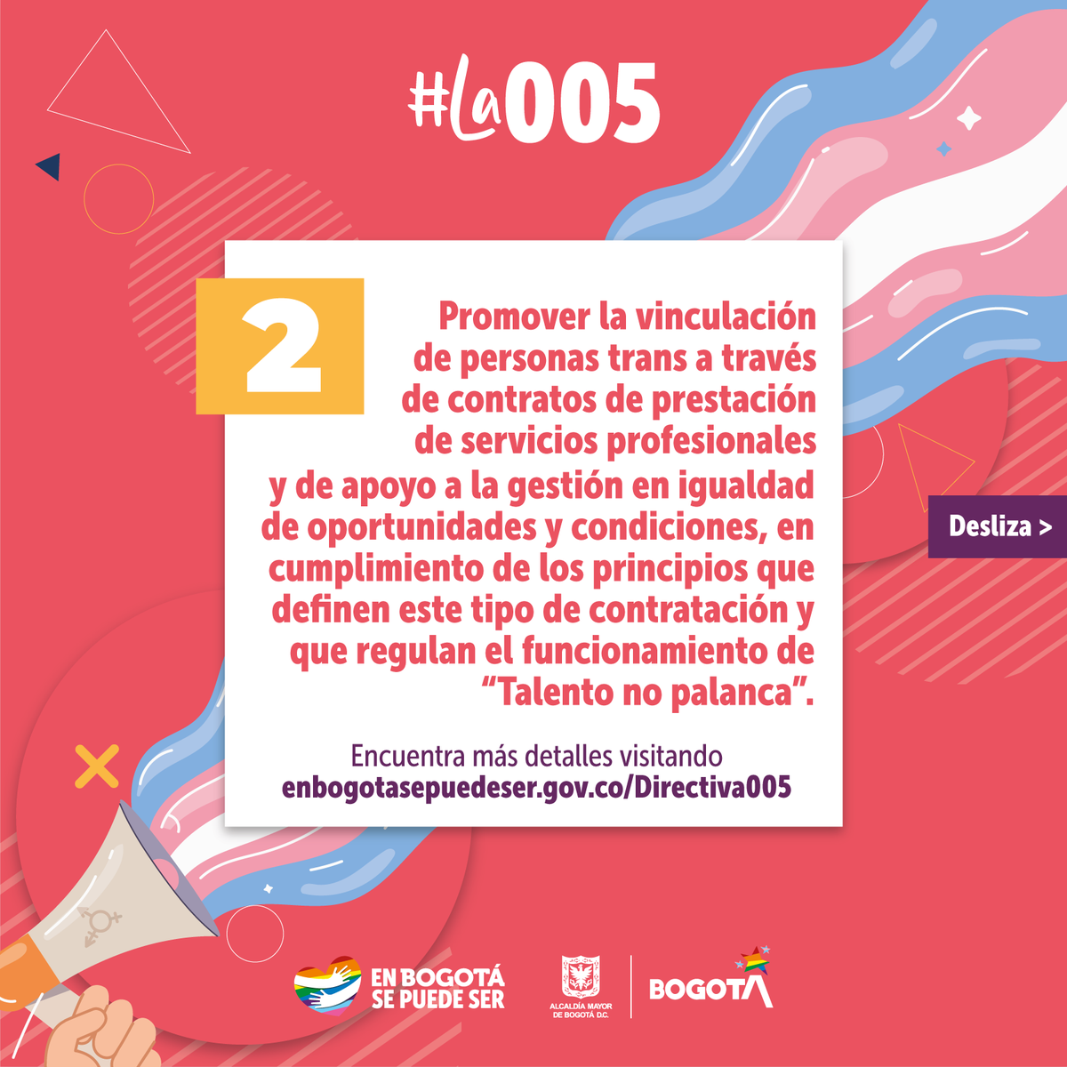 SePuedeSer's tweet photo. #La005 contiene una serie de recomendaciones para que las entidades del Distrito contraten personas trans 🏳️‍⚧️. Desliza ⏩ para conocerlas https://t.co/DG2bRST9SK https://t.co/eGkM9OC5NO